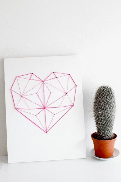 DIY Geometric String (he)art - Decoro Geometrico: Il tutorial