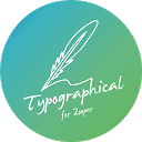 Typographical: il tema perfetto per ampliare Zooper Widget