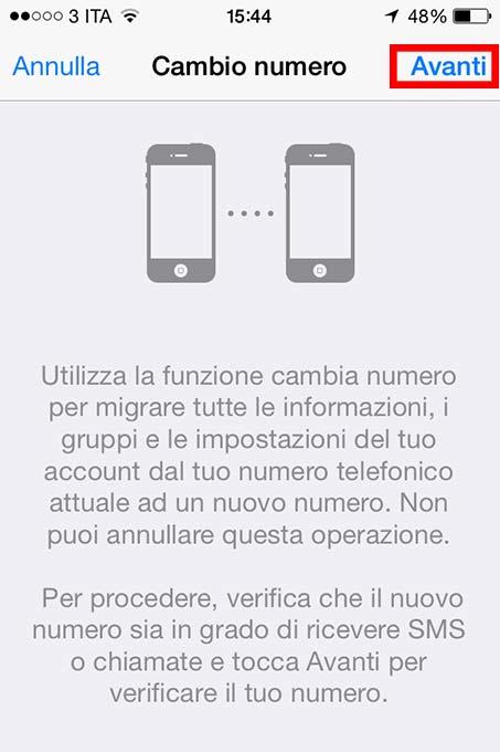 Come cambiare il numero di telefono di WhatsApp su iPhone