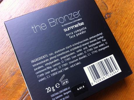 Fontana Contarini: the bronzer SUMMERISE