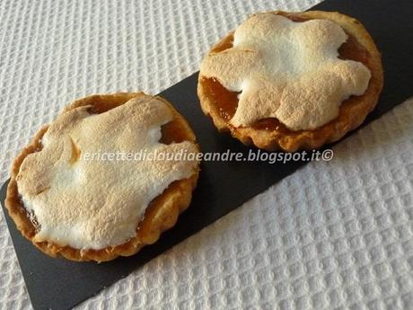 Crostata con marmellata al limone e meringa