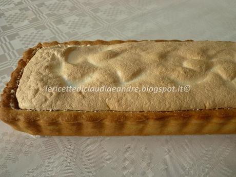 Crostata con marmellata al limone e meringa