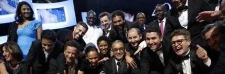 Abderrahmane Sissako, il cast e la troupe di 