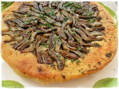 focaccia rovesciata ai carciofi (4)