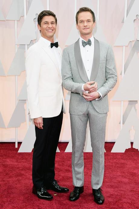 Neil Patrick Harris David Burtka 2015 Oscar 2015 Oscar Stile: uomini meglio vestiti