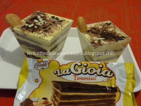 Mini tiramisù con La Gioia Freddi