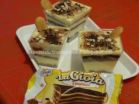 Mini tiramisù con La Gioia Freddi