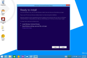 Guida installazione Windows 10 Preview