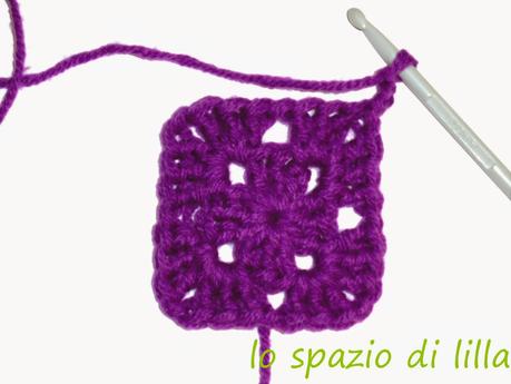 Facciamo insieme...la granny all'uncinetto per la copertina da neonato / Let's make together...the easy crochet granny for baby blanket