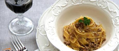 Pappardelle al ragù di agnello