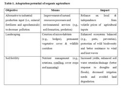 Agricoltura biologica per contrastare il cambio climatico