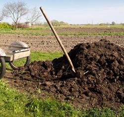 Raccolta di concime organico naturale