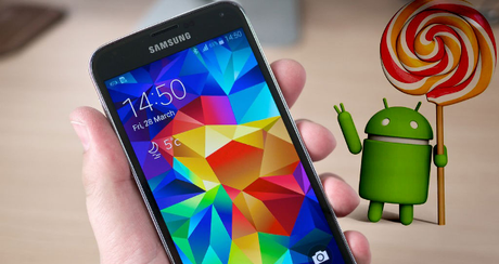 Samsung Galaxy S5 Android Lollipop Italia