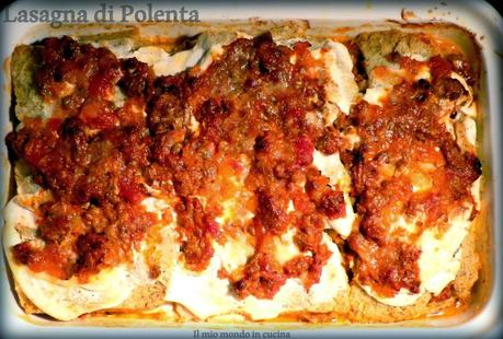 LASAGNA di POLENTA al ragu e RICOTTA