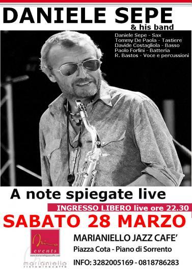 DANIELE SEPE and his band - a note spiegate live