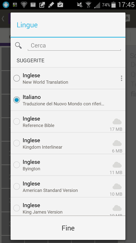 JW Library per Android ora supporta la lingua italiana!