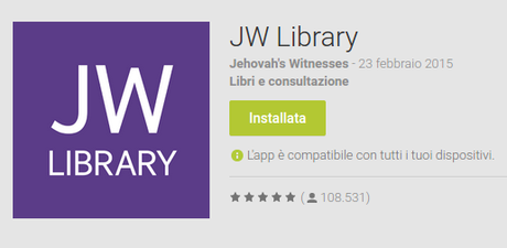 JW Library per Android ora supporta la lingua italiana!