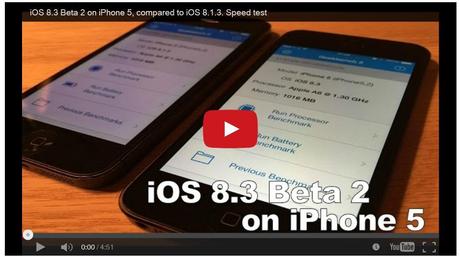 Speed test – iOS 8.3 beta 2 è più veloce di iOS 8.1.3? Scopriamolo in questo video!