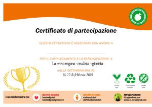 La Prova Veg – Documenti e certificazione