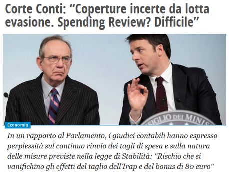 L'annuncite cronica di Matteo Renzi, e la realtà
