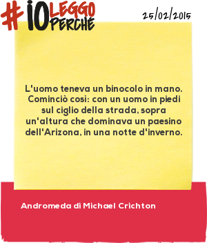 #ioleggoperché – Andromeda – Michael Crichton