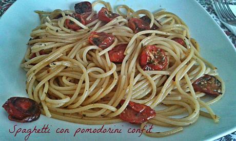 Spaghetti ai pomodorini confit!