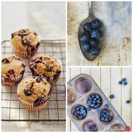 Muffin ai mirtilli senza glutine / Gluten-free blueberry muffins recipe