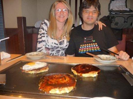 Le nostre okonomiyaki sono pronte