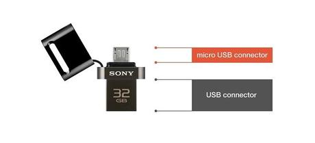 Penna USB MicroUSB per device Android [Sony]