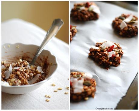 Biscotti all'avena e banana | banana & oat cookies