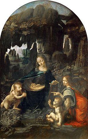 La Vergine delle rocce, Leonardo da Vinci.