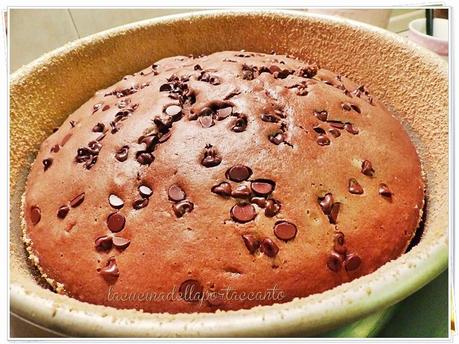 Torta al cioccolato, senza lattosio e cotta nel fornetto sul fornello / Chocolate cake, lactose and cooked in the oven on the stove