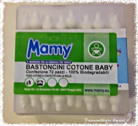 bastoncini Cotone Baby di Mamy.eu su http://dreamswithlafra.blogspot.it