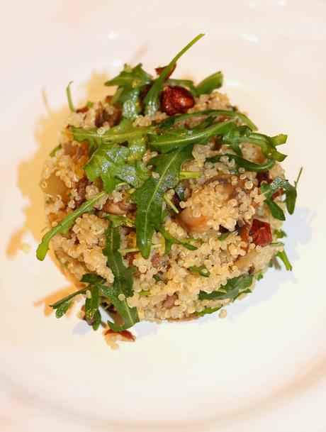 Quinoa(e le sue proprietà)con Patate Porcini, Nocciole e Rucola