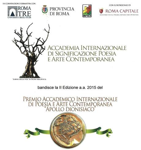 ROMA: Premio Accademico Internazionale di Poesia e Arte Contemporanea “Apollo dionisiaco”