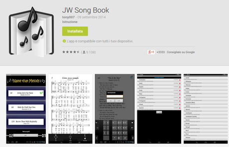 JW Songbook si aggiorna alla versione 3.1 ed introduce la riproduzione offline dei cantici