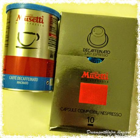 Caffè Decaffeinato in cialde e macinato Musetti su http://dreamswithlafra.blogspot.it