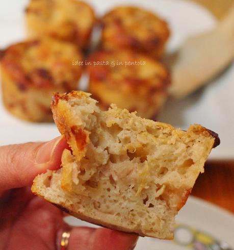 Sformatini Lievitati di Patate con Provola e Cipolla