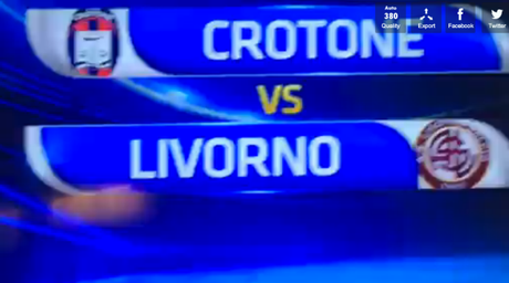 Crotone-Livorno 1-0, video gol highlights