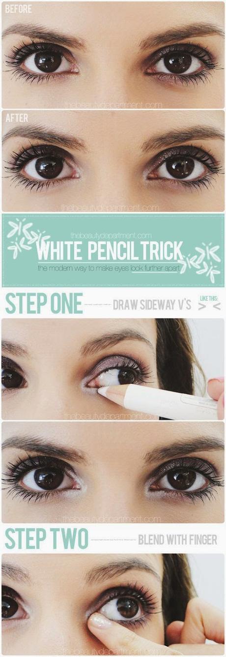 Beauty tips: the white eye pencil