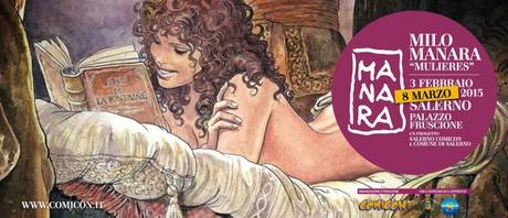 Salerno: Milo Manara e Mulieres sino all’8 di marzo