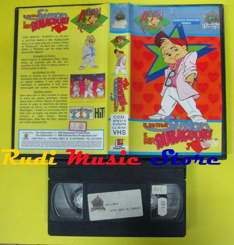 Alvin Rock 'n' Roll - le VHS del cartone animato