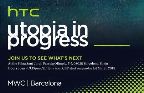 [MWC15] HTC One M9 Presentazione Live 1 Marzo Ore 16:00