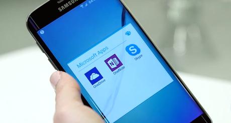 galaxy s6 app microsoft onedrive skype onenote