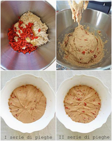 Pane integrale alle bacche Goji e noci