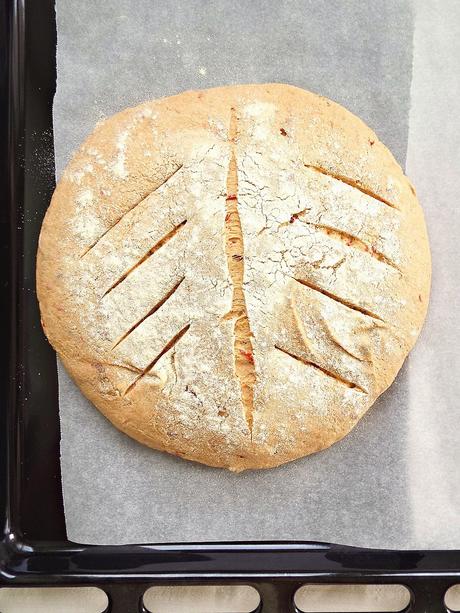 Pane integrale alle bacche Goji e noci