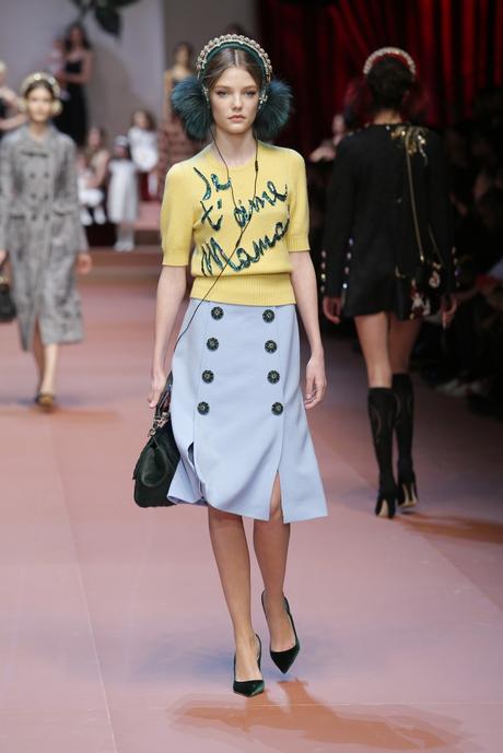 Milano Fashion Week: sfilata di Dolce e Gabbana AW2016