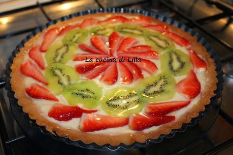 Crostate e crostatine: Crostata con crema e frutta