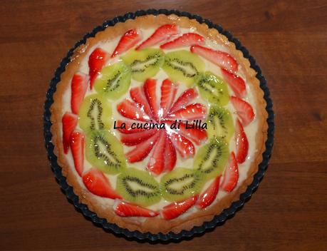 Crostate e crostatine: Crostata con crema e frutta