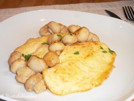 Scaloppine di pollo ai funghi